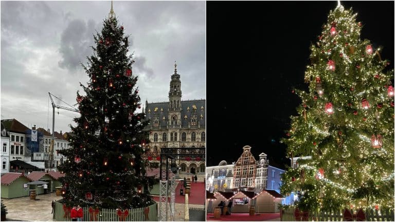 Furtuna Pia face victime. Femeie din Belgia, ucisă după ce bradul din târgul de Crăciun a căzut peste ea. Video