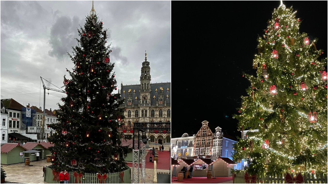 Furtuna Pia face victime. Femeie din Belgia, ucisă după ce bradul din târgul de Crăciun a căzut peste ea. Video