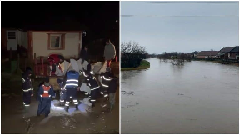 Inundațiile au făcut ravagii în România. Mai multe case și drumuri sunt sub ape. Cât mai durează vremea rea. Video