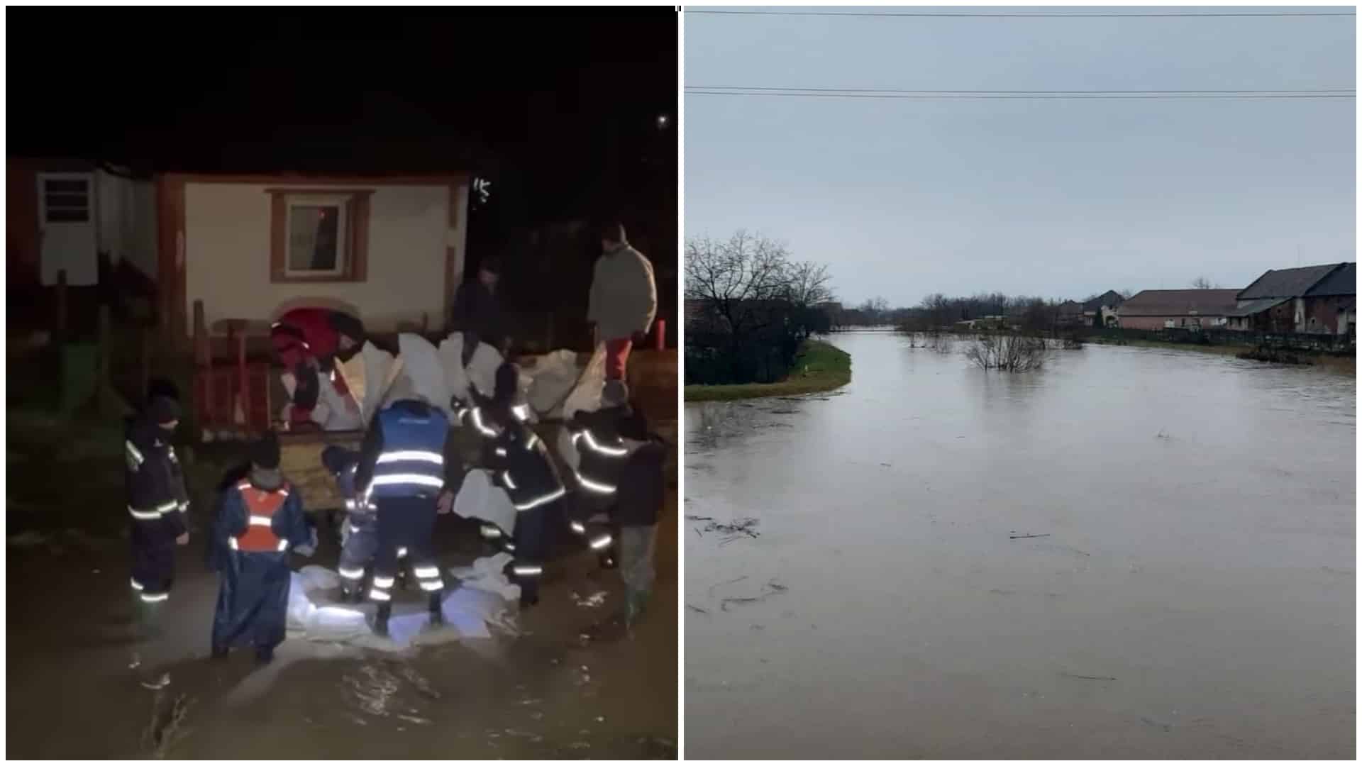 Inundațiile au făcut ravagii în România. Mai multe case și drumuri sunt sub ape. Cât mai durează vremea rea. Video