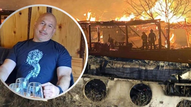 Patronul de la Ferma Dacilor rupe tăcerea. Primele declarații: ”Ne-au dat foc. Să ne facă rău”. Cornel Dinicu, devastat după incendiul care i-a ucis fiul