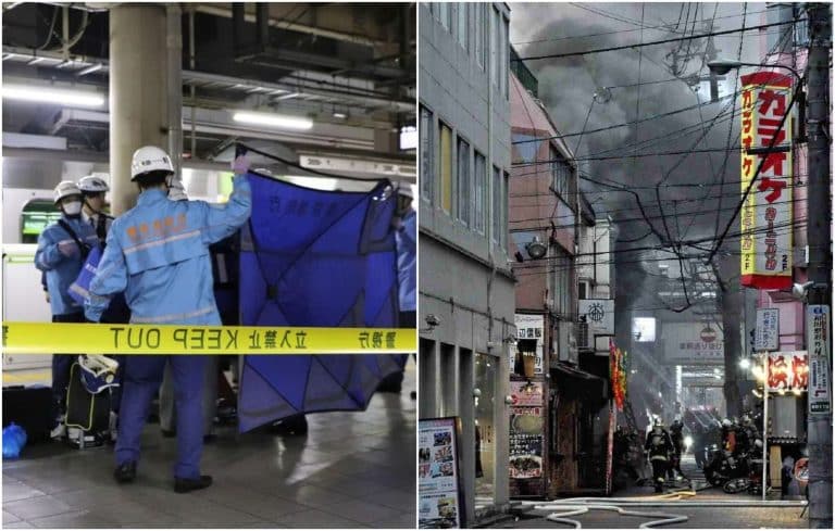 Tragedii în lanț în Japonia. Atac cu cuțitul într-un tren din Tokio. Incendiu violent în Kitakyushu