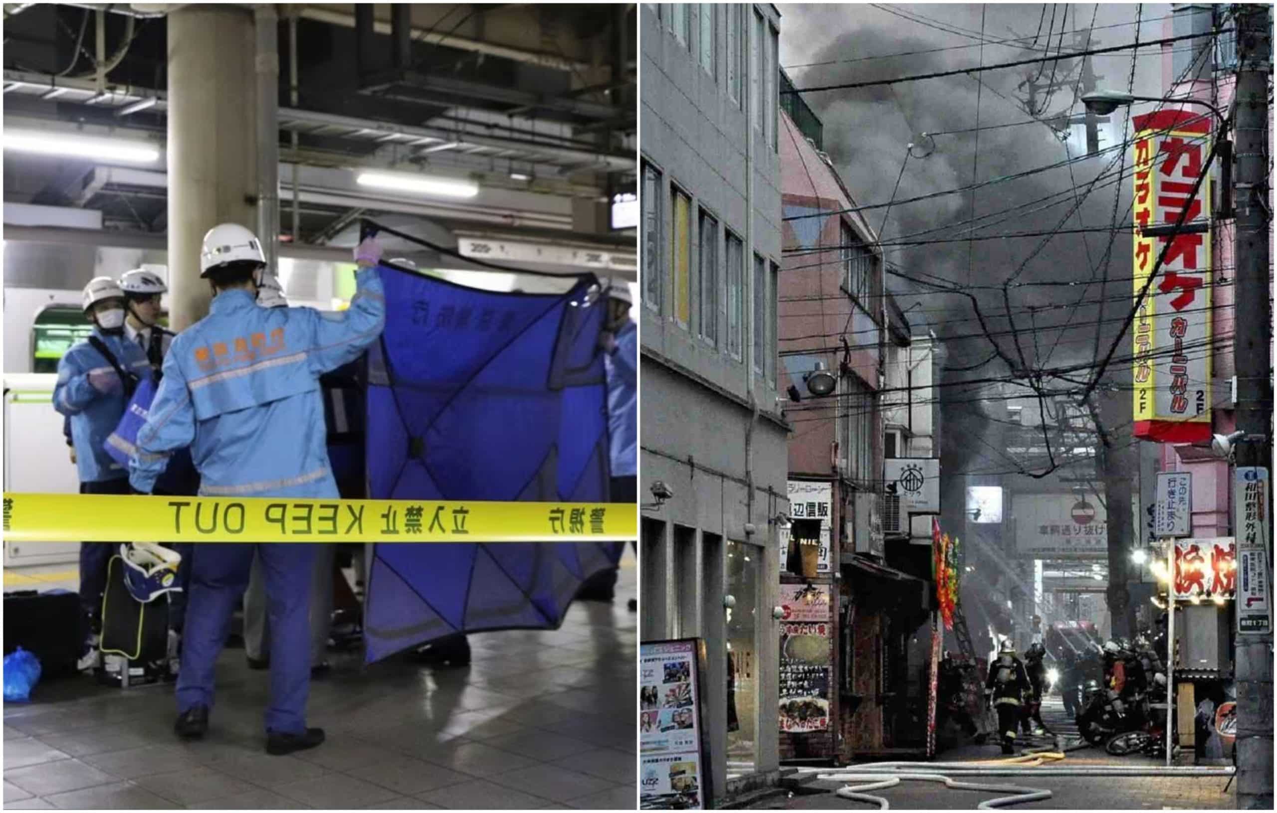 Tragedii în lanț în Japonia. Atac cu cuțitul într-un tren din Tokio. Incendiu violent în Kitakyushu