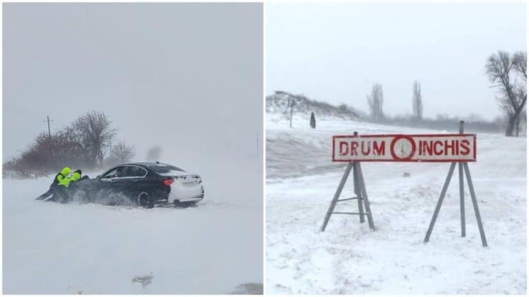 Vremea extremă face ravagii în România. O localitate este complet izolată, iar o femeie a născut acasă