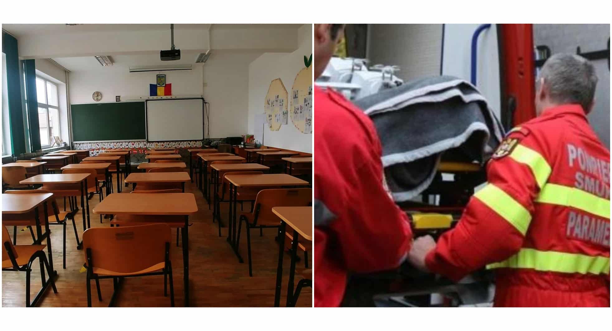 Panică la şcoală, un elev a făcut infarct în timpul orelor. Copilul de 13 ani a fost resuscitat în sala de clasă