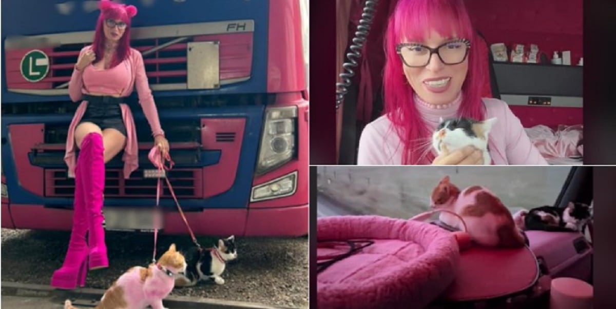 Ea este Barbie de România. Tânăra conduce tiruri și muncește în condiții grele
