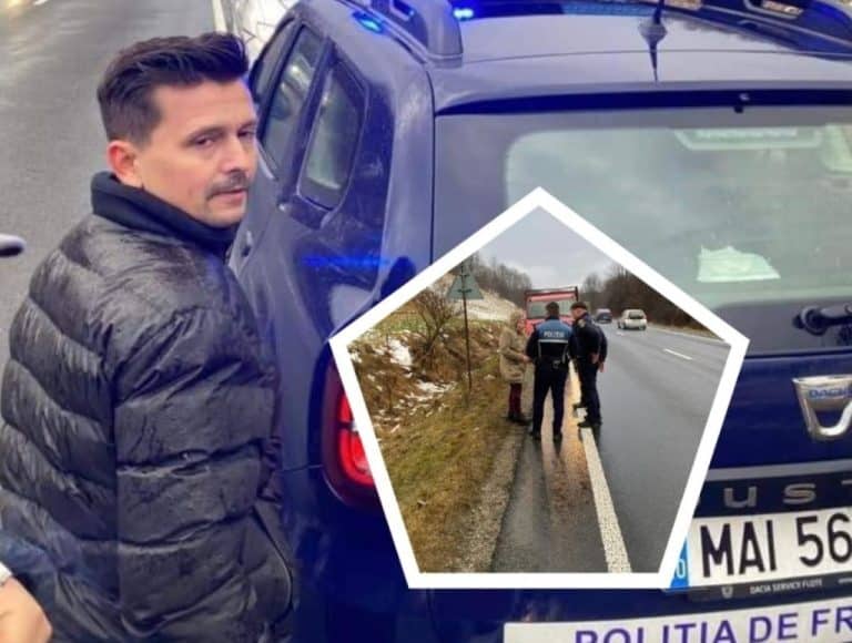 Femeie însărcinată, aruncată din mașină de către propriul soț și salvată de polițiștii de frontieră