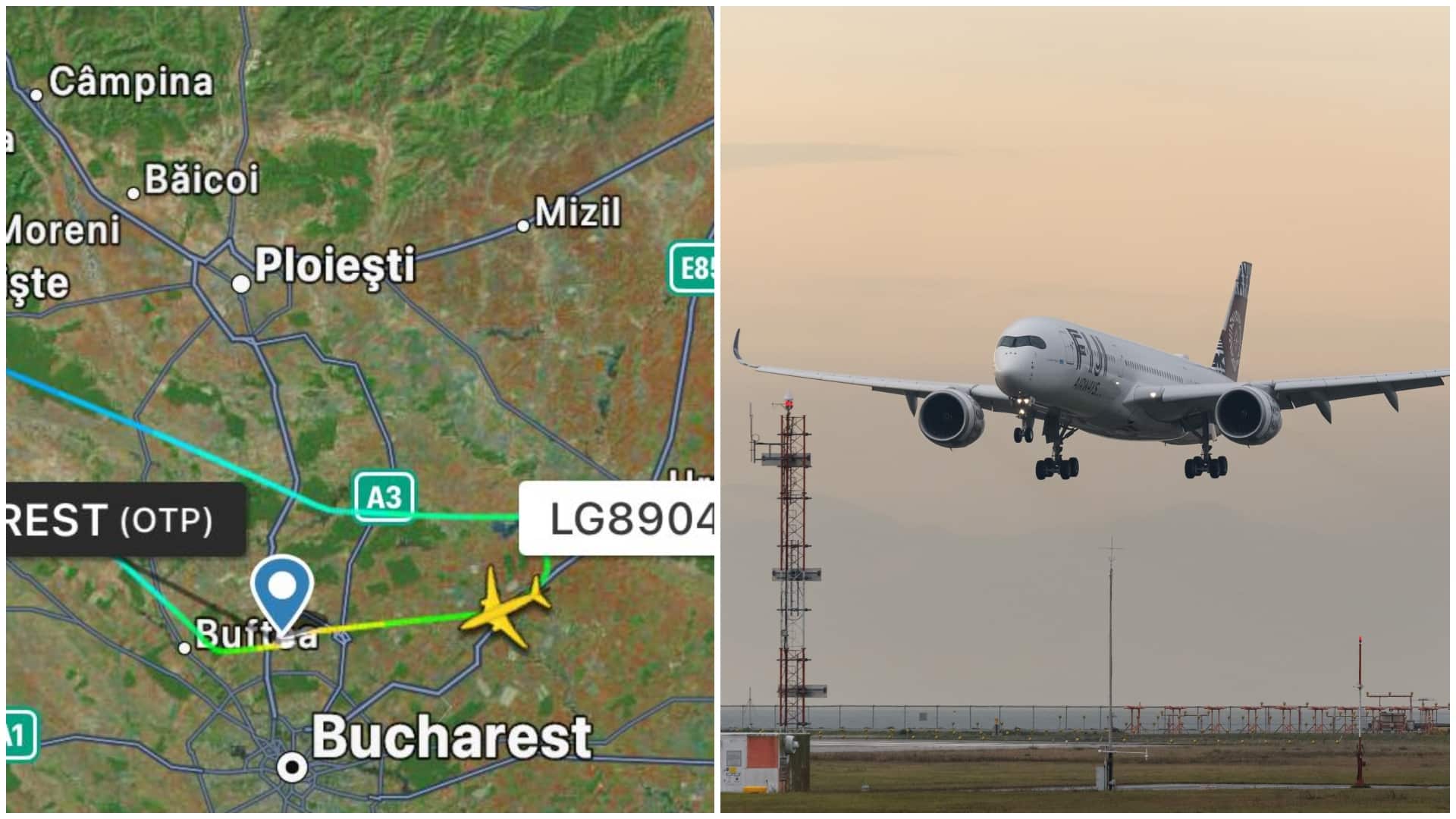 Un avion care a plecat din București spre Luxemburg, forțat să revină pe Otopeni. Ce a anunțat pilotul