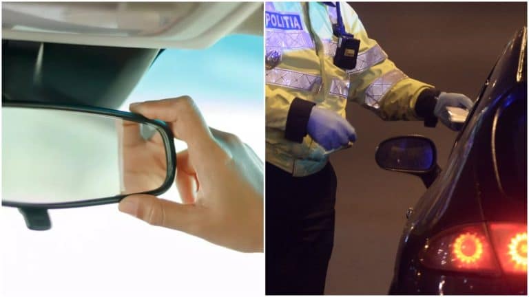 Ce nu trebuie să aibă șoferii la oglinda retrovizoare a mașinii. Amenda e 1.485 de lei