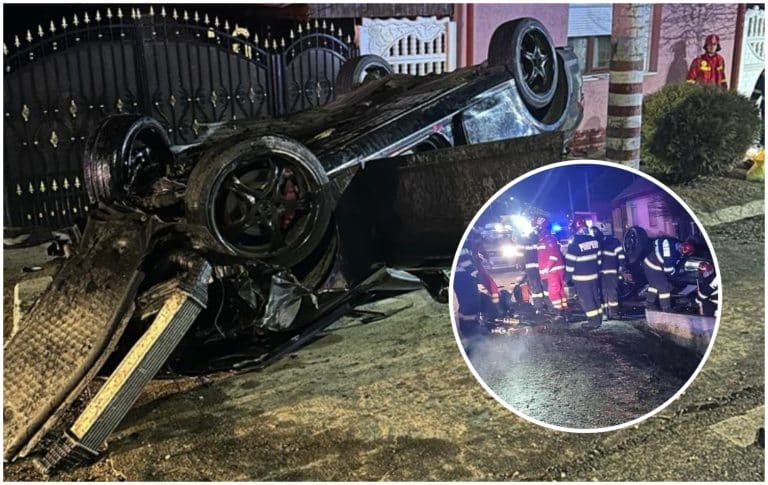 Accident cumplit în Sibiu. Un tânăr de 29 de ani și un bebeluș de 8 luni au murit