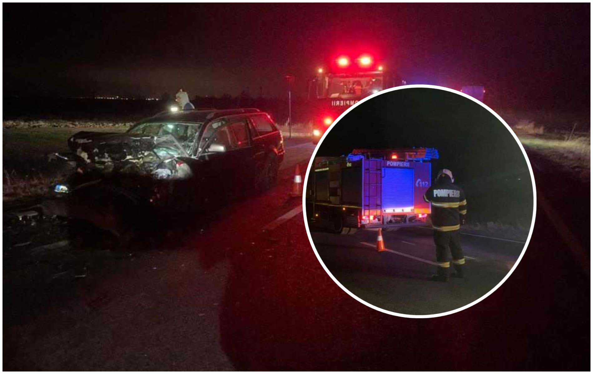 Accident în 2 Mai, între un autocar și un autoturism. A fost activat Planul Roșu de intervenție