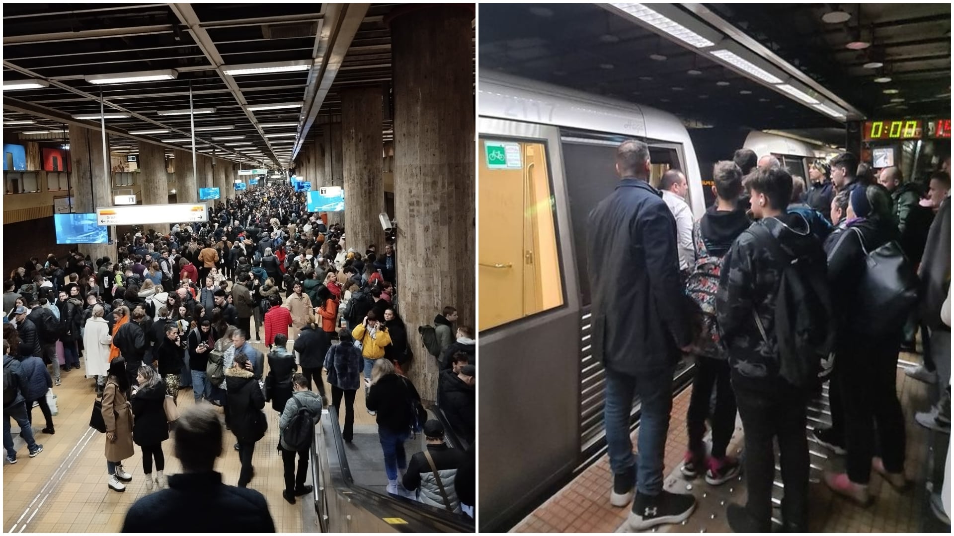 Două trenuri de metrou s-au ciocnit în staţia Timpuri Noi, marți seară. Ce spun Metrorex și Poliția Capitalei. Update