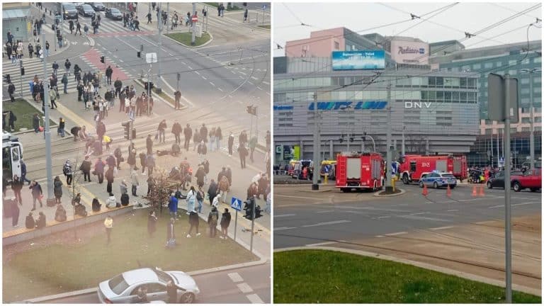 Un șofer a intrat cu mașina într-un grup de pietoni. Cel puțin 17 persoane au fost rănite, într-o stație de tramvai din Polonia