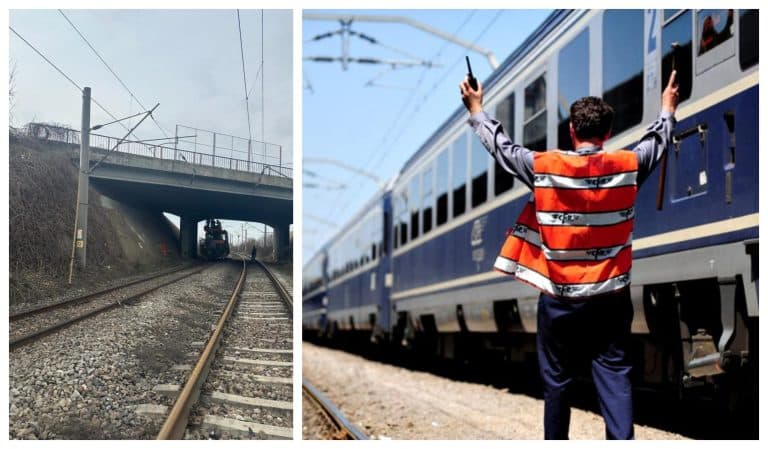 Circulația trenurilor, oprită pe o linie importantă, din cauza unui deranjament. Se așteaptă întârzieri importante