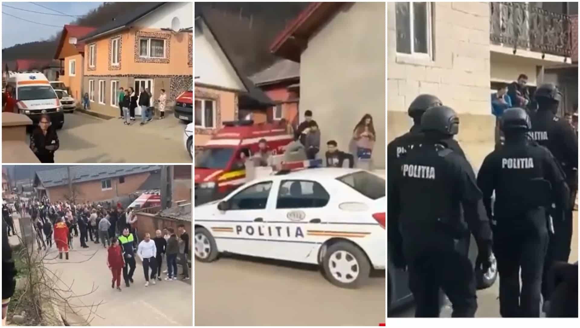 Bătaie sângeroasă într-un sat din Maramureş. Două familii rivale s-au bătut cu topoare și lopeți