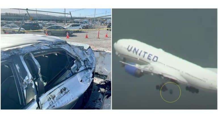 Incident absurd, roata unui Boeing 777 s-a desprins în zbor și a zdrobit mai multe maşini. Avionul avea la bord peste 200 de pasageri