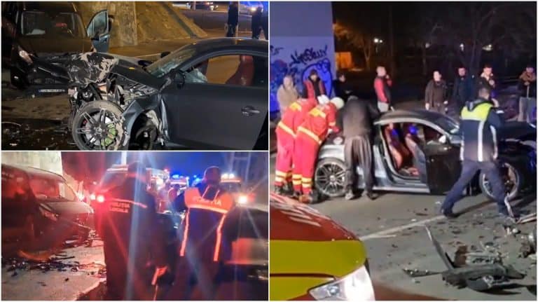 Dubiță spulberată de un șofer beat în Suceava. Două persoane au ajuns la spital în stare gravă