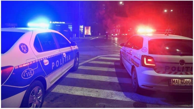 S-au tras focuri de armă în Argeș. Un șofer drogat a lovit un polițist, enervat că a rămas fără permis
