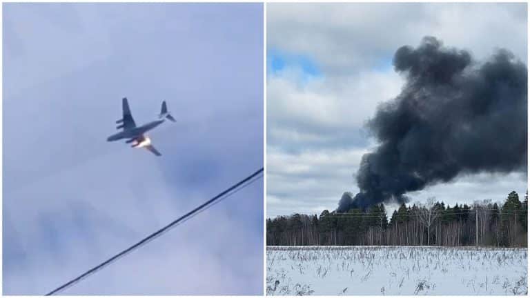 Video. Un avion s-a prăbușit în Rusia, la 200 de km de Moscova. Câți oameni erau la bord