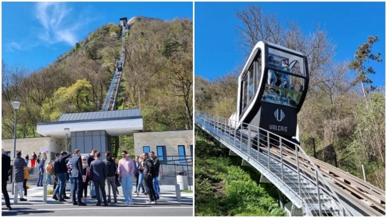 Noua telecabină de la Cetatea Medievală Deva s-a stricat la doar o zi de la inaugurare. Aparatul a costat patru milioane de euro