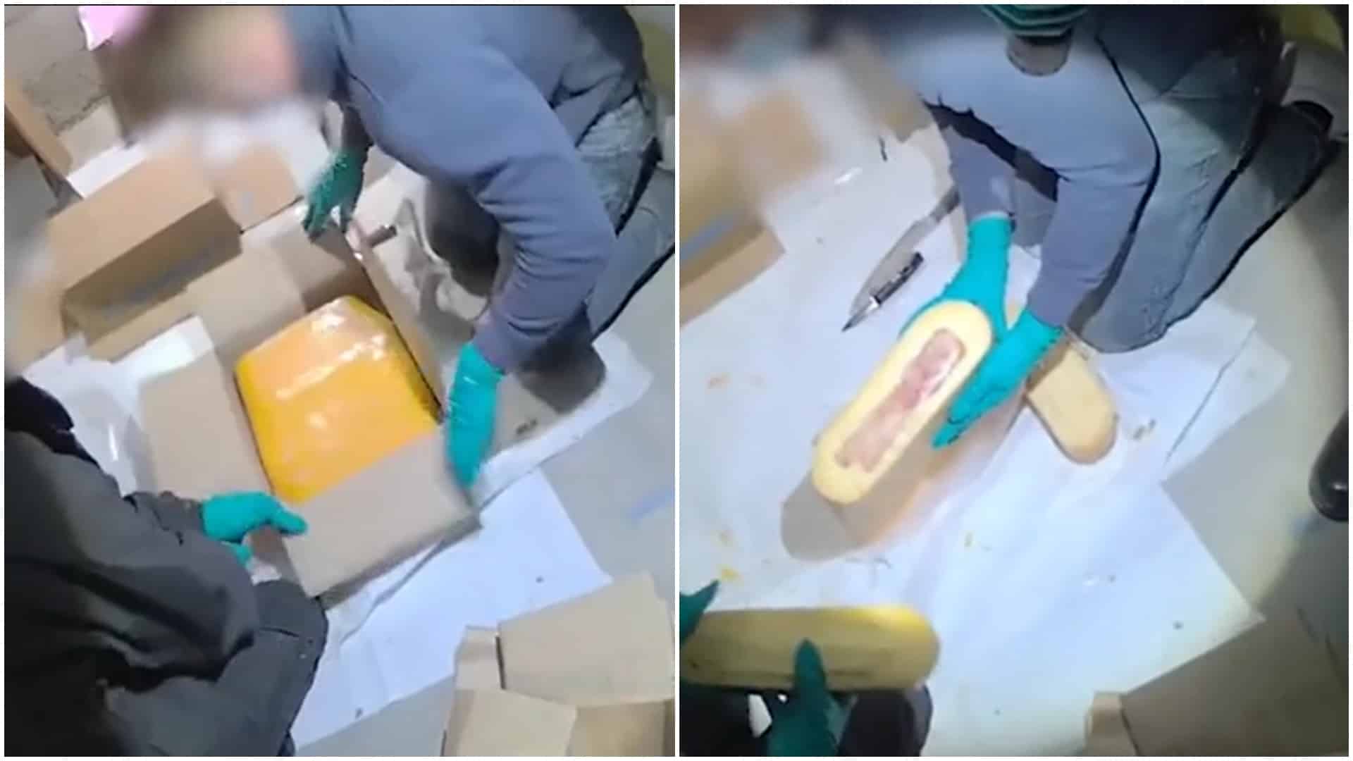 Descoperire incredibilă a polițiștilor. Ce se afla în cașcavalul dintr-un depozit