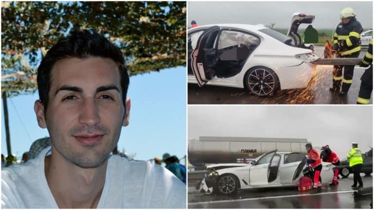 El este Valentin, tânărul de 38 de ani care s-a stins după ce a intrat cu BMW-ul într-un parapet de pe A1. Doi copilași au rămas fără tată