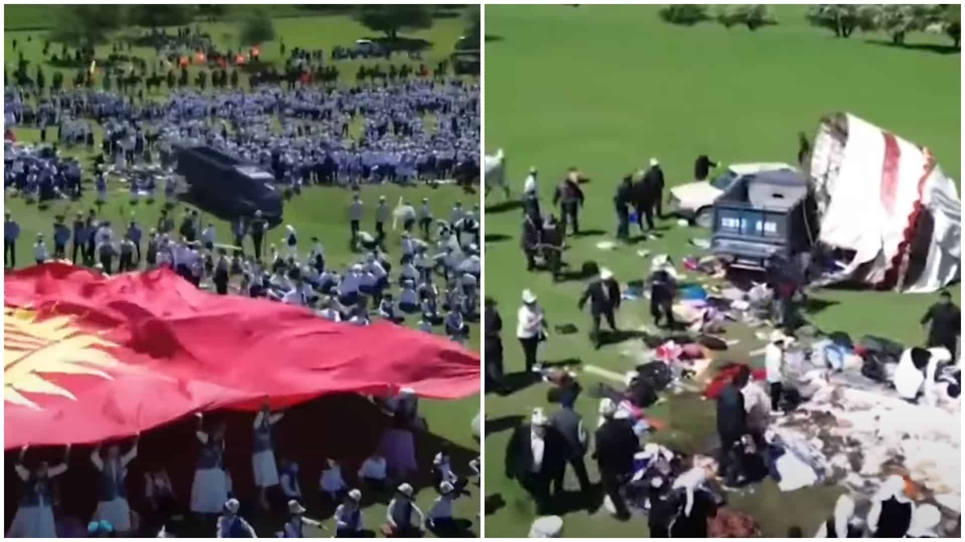 Video. Imagini terifiante la un festival școlar: zeci de elevi răniți după ce o camionetă a intrat în ei
