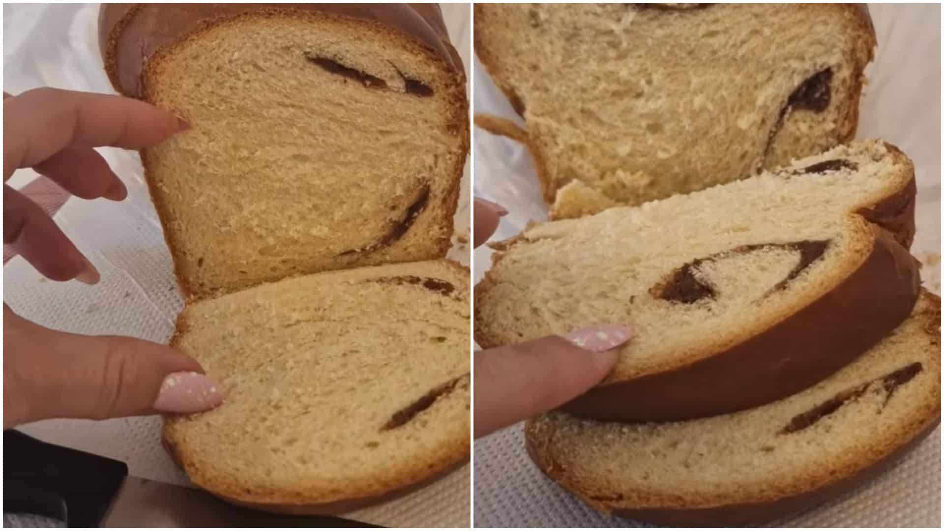 Ce țeapă și-a luat o româncă după ce a cumpărat cozonac de la supermarket. Nu i-a venit să creadă când a ajuns acasă și l-a tăiat