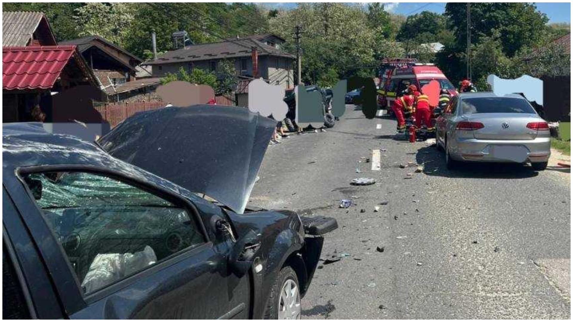 Accident între un ATV și două mașini, în Argeș. O tânără de 24 de ani este grav rănită