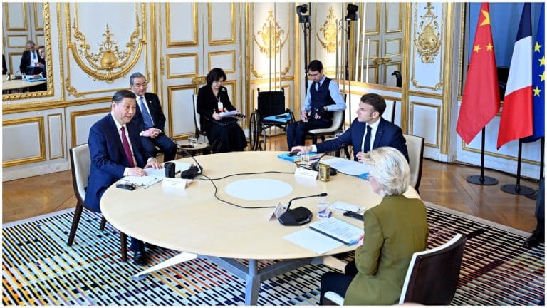 Video. Imagini cu Xi Jinping la Palatul Elysee. Ce a declarat preşedintele Chinei la întâlnirea cu Emmanuel Macron