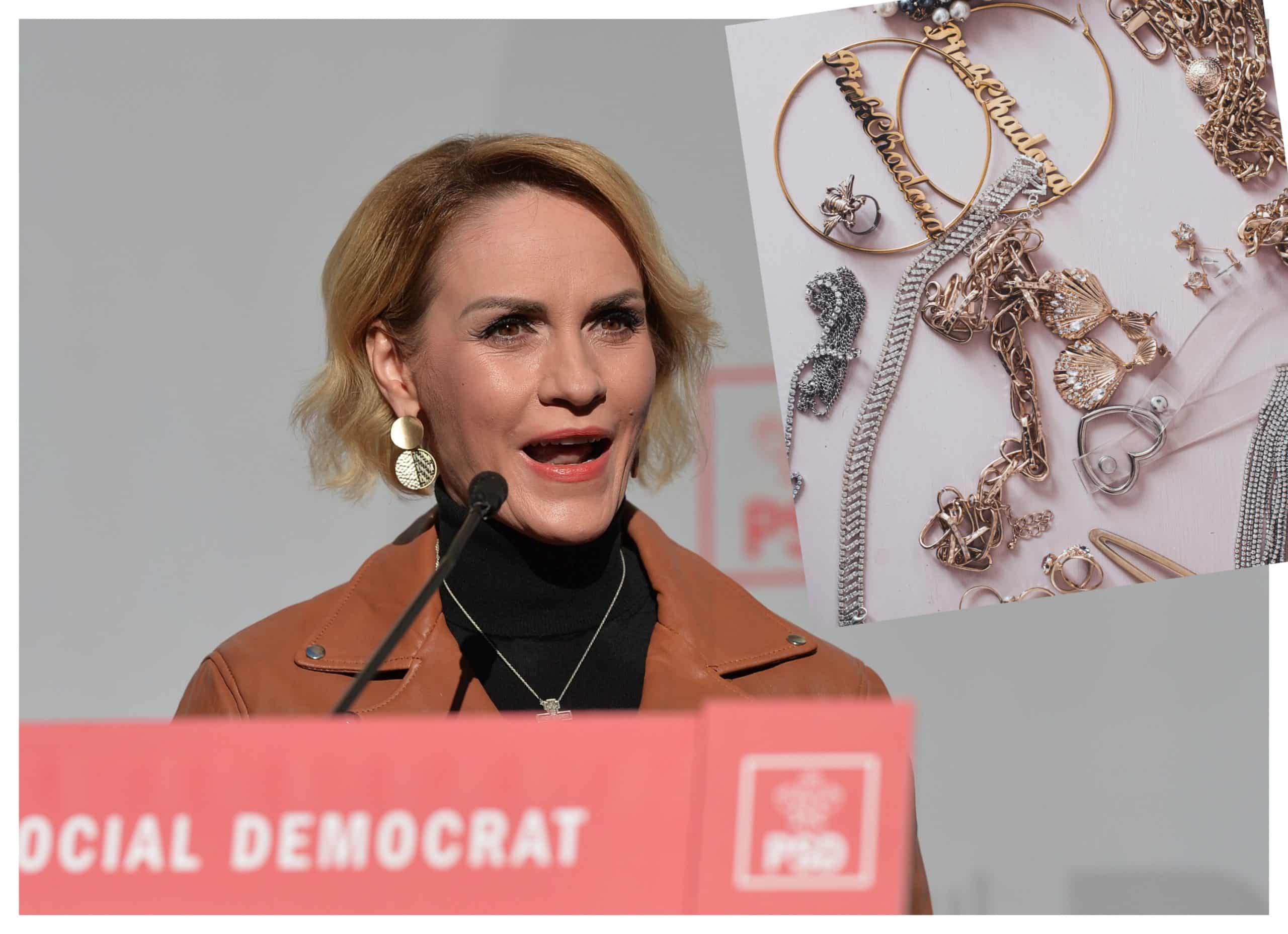 Gabriela Firea a început să-și vândă din colecția de bijuterii. Obiectele prețioase, scoase la licitație