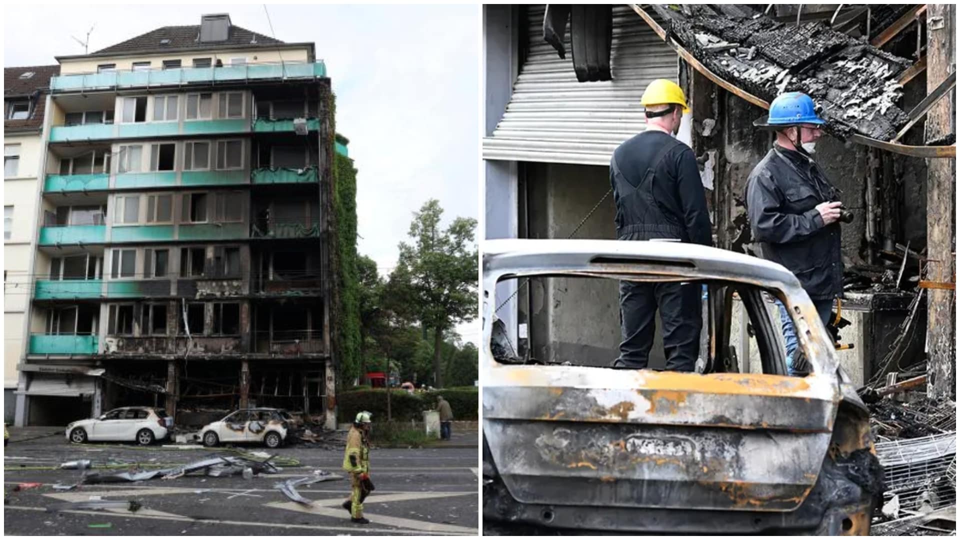 Video. Bloc din Germania, distrus de o puternică explozie. Bilanț dramatic: 3 morți și 16 răniți