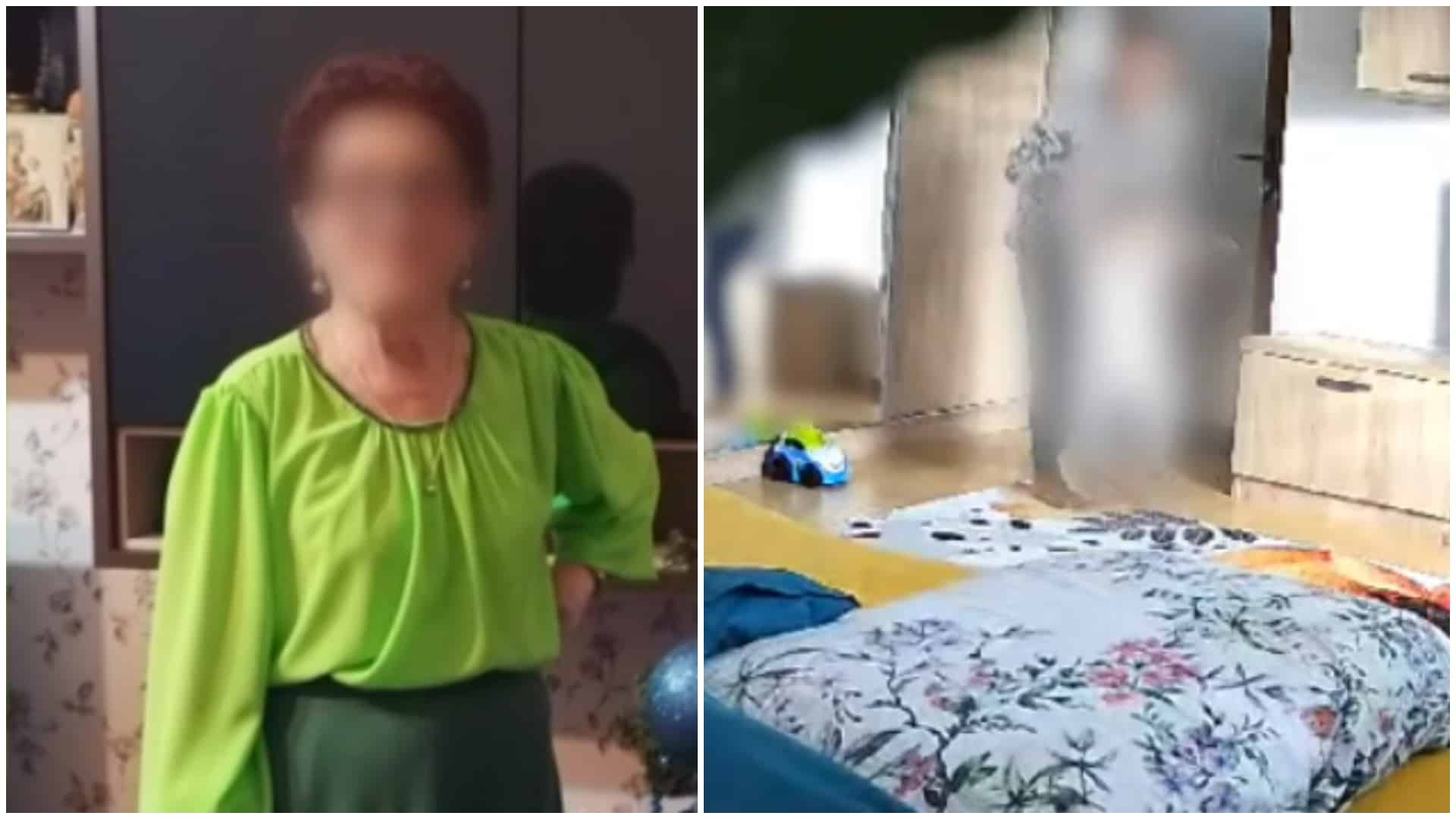 Scene șocante în Capitală. Bonă reținută, după ce a bătut un copil de un an: „De ce nu mă lași să mă uit la televizor? Treci și bea lăptic! Taci! Taci!”