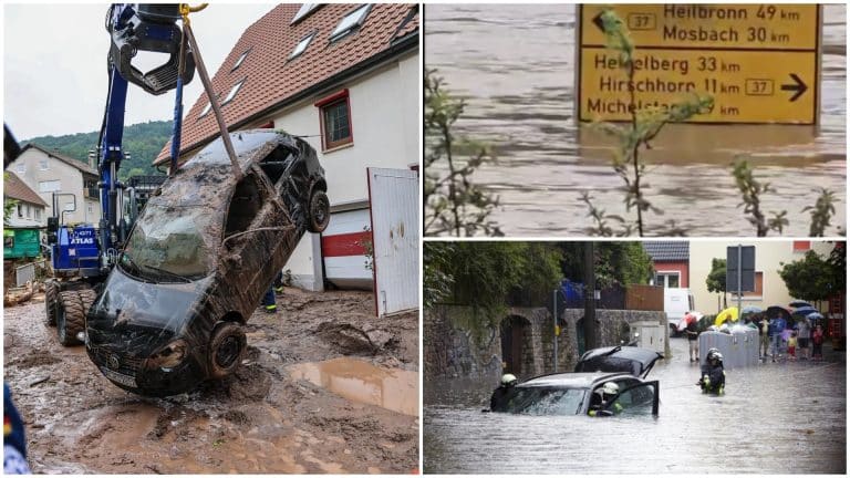 Video. Furtunile fac ravagii în Europa: 4 morți în Germania, imagini cutremurătoare. 18 persoane lovite de trăsnet în Cehia