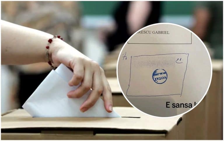 Ce a desenat un român pe buletinul de vot. Imaginea cu noua ”opțiune” a devenit virală: ”E șansa lui”