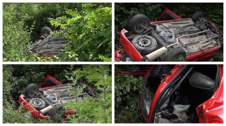 Cum a reușit să supraviețuiască un bărbat de 70 de ani două zile într-o râpă din Arad. Rămăsese blocat sub fiarele mașinii